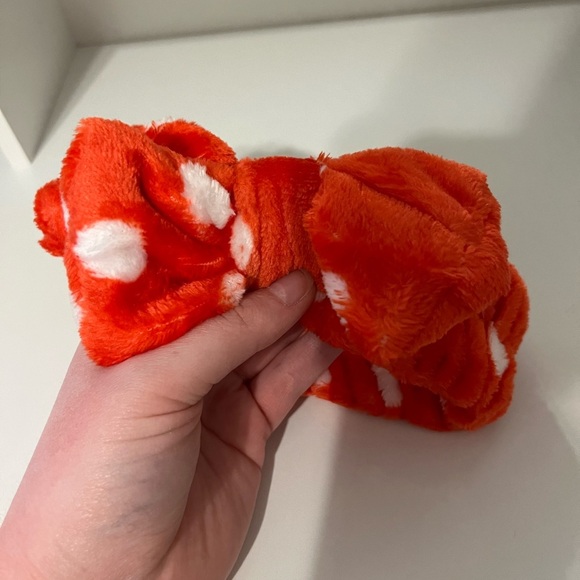 SOLD!❌ - Red & White Plush Headband - Picture 3 of 3